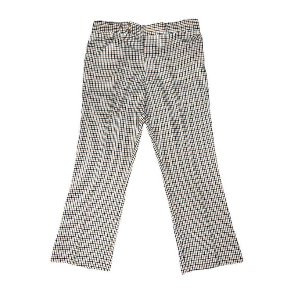 Vintage 70’s Blue Yellow Plaid Trousers Mens Dress Pants Unbranded 40x30